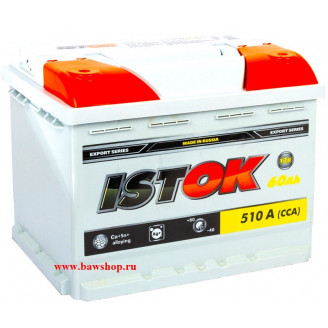 Аккумулятор ИСТОК 60Ah 510A 6CT60N