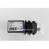Колодки тормозные задние SP1672 HI-Q
