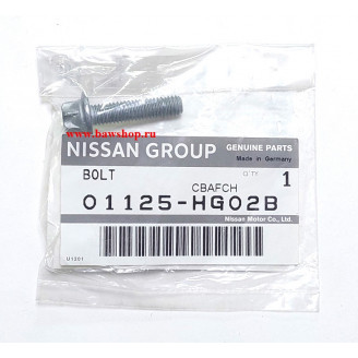 Болт 01125HG02B NISSAN