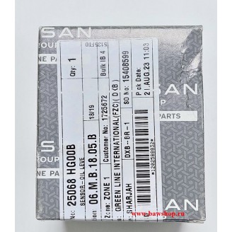 Датчик уровня масла 25068HG00B NISSAN