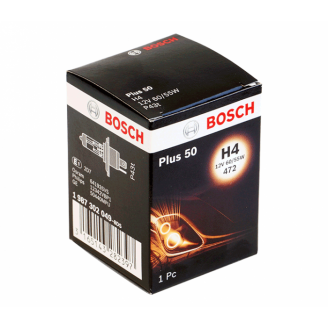 Лампа H4 12V 60/55W PLUS 50 1987302049 BOSCH