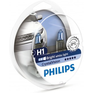 Лампа H1 12V 55W CRYSTAL VISION 12258CVSM PHILIPS
