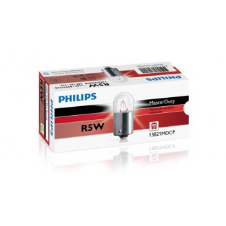 ЛАМПА R5W 24V 5W MASTERDUTY 13821MDCP PHILIPS