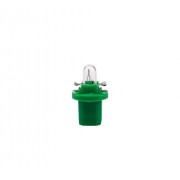 ЛАМПА ПАНЕЛИ ПРИБОРОВ С ПАТРОНОМ BAX10d green 12V 2W ( 1 ШТ.)17057NARVA