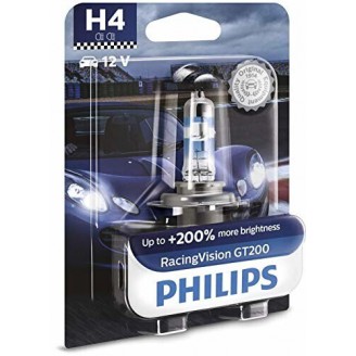 Лампа H4 RACING VISION GT200 12342RGTB1 PHILIPS