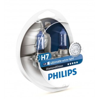 Лампа H7 12V 55W DIAMOND VISION (к-т 2шт)12972DVS2 PHILIPS