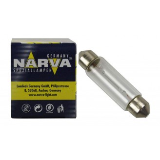 ЛАМПА T10,5x43 12V 17314 NARVA