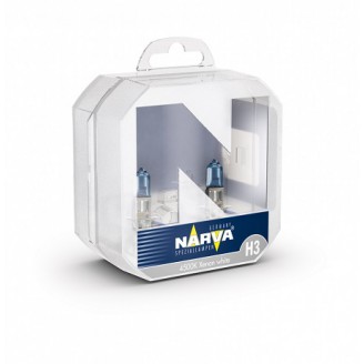 Лампа H3 12V 55W PK22s 4100K Range Power White (к-т 2шт.) 48602 NARVA