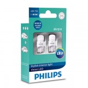 Лампа W5W 12V LED 1,0W 6000K (к-т 2шт.) 11961ULWX2 PHILIPS