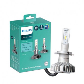 ЛАМПА H7 12V LED 6200K 14W ULTINON LED (к-т 2шт)11972ULWX2 PHILIPS