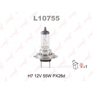 ЛАМПА H7 12V 55W PX26D L10755 LYNX