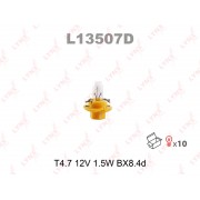 ЛАМПА T4.7 12V 1.5W BX8.4D L13507D LYNX