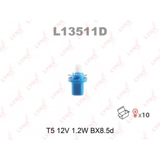 ЛАМПА T5 12V 1.2W BX8.5D L13511D LYNX