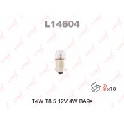 ЛАМПА T4W T8.5 12V 4W BA9S L14604 LYNX