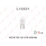 ЛАМПА НАКАЛИВАНИЯ W21W T20 12V 21W W3X16DL15521LYNX