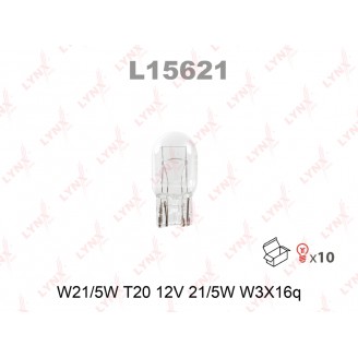 ЛАМПА НАКАЛИВАНИЯ W21/5W T20 12V 21/5W W3X16QL15621LYNX