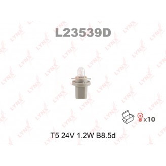 ЛАМПА T5 24V 1.2W B8.5D L23539D LYNX