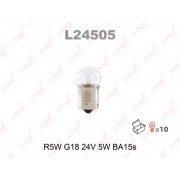 ЛАМПА R5W G18 24V 5W BA15S L24505 LYNX