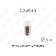 ЛАМПА R10W G18 24V 10W BA15S L24510 LYNX