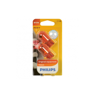 Лампа WY21W 12V 21W(к-т 2шт.)12071B2 PHILIPS