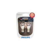 ЛАМПА PY21W 12V 21W SILVER VISION (к-т 2шт.)12496SVB2 PHILIPS