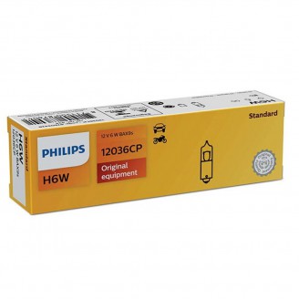 Лампа H6W 12V 12036CP PHILIPS