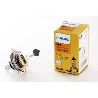 Лампа H4 12V- 60/55W P43T +30% VISION PREMIUM 12342PRC1 PHILIPS