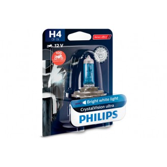 Лампа H4 60/55W CRYSTALVISION ULTRA 12V 12342CVUBW PHILIPS