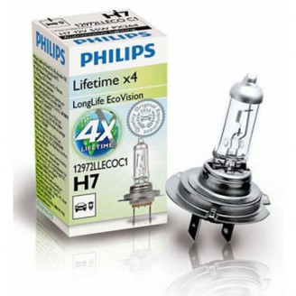 Лампа H7 12V 55W LONGLIFE ECOVISION 12972LLECOC1 PHILIPS