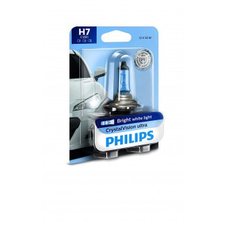 Лампа H7 12V 55W CRYSTAL VISION 12972CVB1 PHILIPS