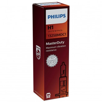 Лампа H1 24V 70W MASTERDUTY 13258MDC1 PHILIPS
