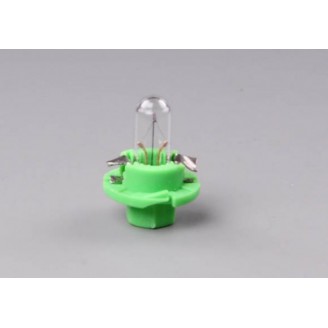 ЛАМПА ПАНЕЛИ ПРИБОРОВ С ПАТРОНОМ BAX12V light green 12V 2W ( 1 ШТ.)17054NARVA