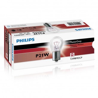 ЛАМПА P21W 24V 21W MASTERDUTY 13498MDCP PHILIPS