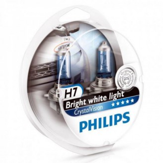 ЛАМПА H7 12V 55W CRYSTAL VISION 12972CVSM PHILIPS