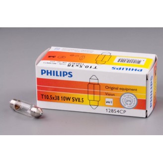 ЛАМПА T10,5x38 12V 12854CP PHILIPS