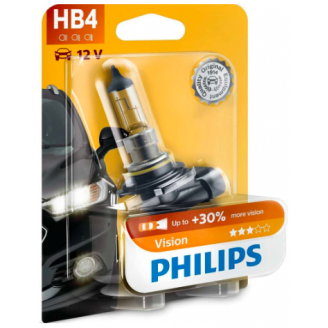 ЛАМПА HB4 12V 55W +30% VISION PREMIUM 9006PRB1 PHILIPS