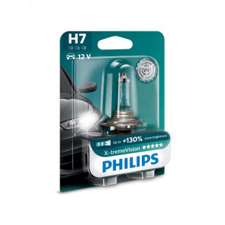 ЛАМПА H7 12V 55W +130%  X-TREME VISION 12972XVB1 PHILIPS