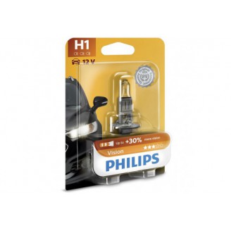 Лампа H1 12V 55W +30% VISION PREMIUM 12258PRC1 PHILIPS