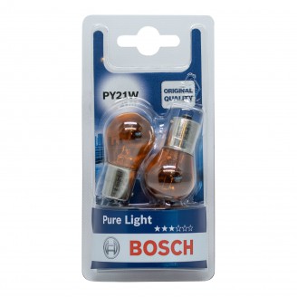 ЛАМПА PY21W 12V 21W PURE LIGHT 1987301018 BOSCH