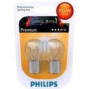 ЛАМПА P21W 12V 21W(к-т 2шт.)12498B2 PHILIPS